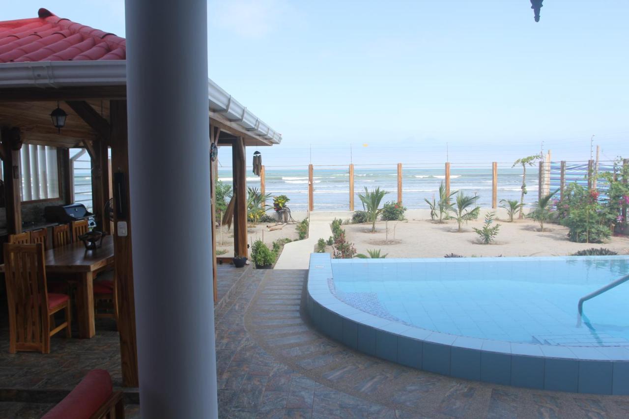 El Ocaso Oceanfront Apartment Canoa Esterno foto