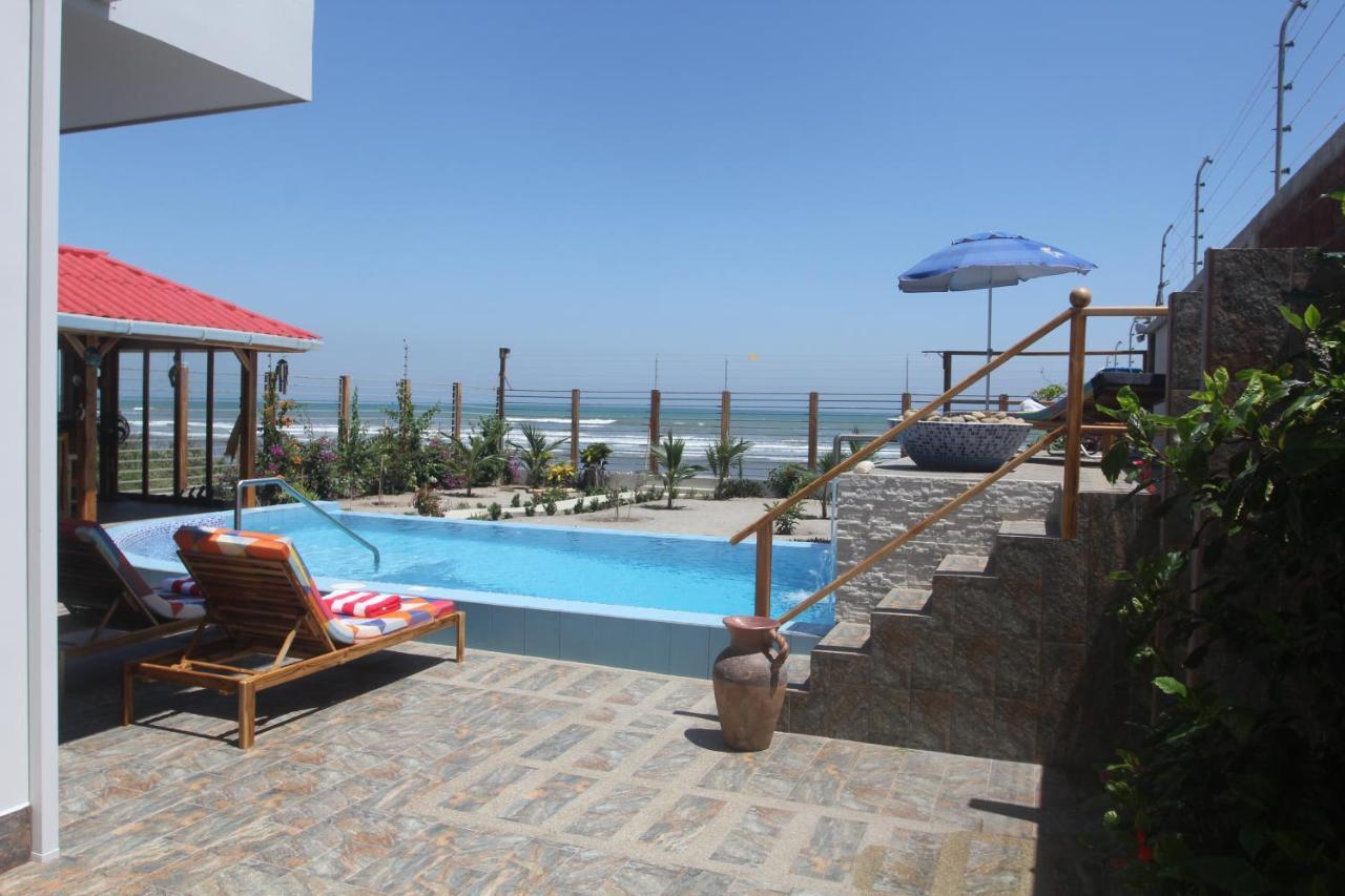 El Ocaso Oceanfront Apartment Canoa Esterno foto