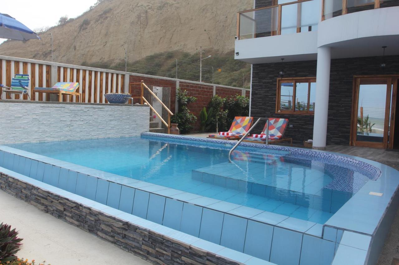El Ocaso Oceanfront Apartment Canoa Esterno foto